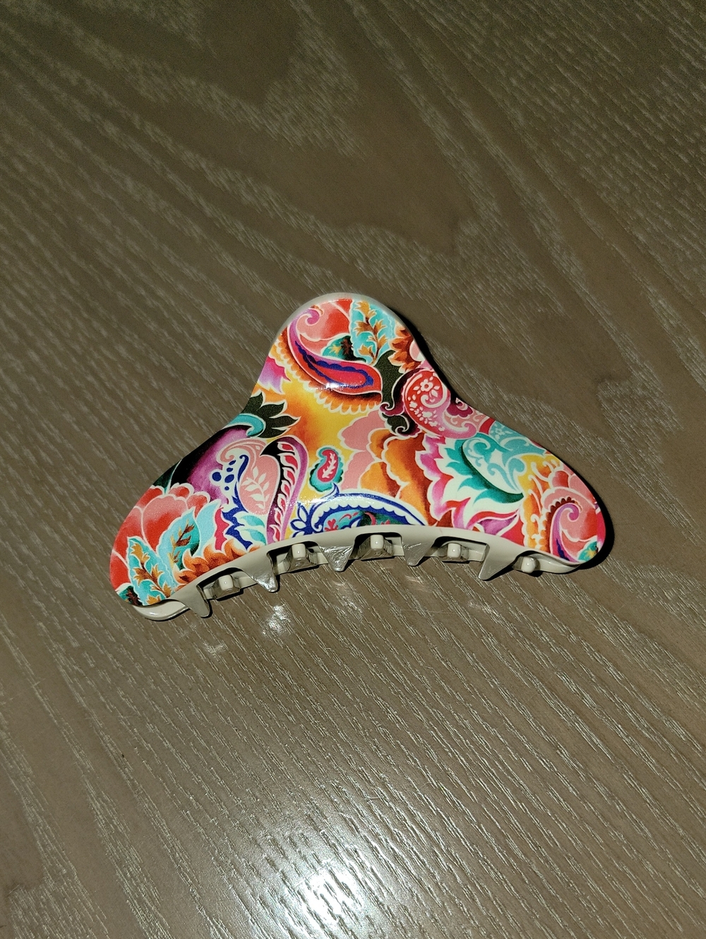 Johnny Was Hair Clip Orange Multi Color